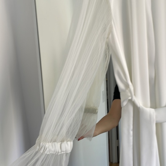 White Bridal Robe - Picture 2 of 6